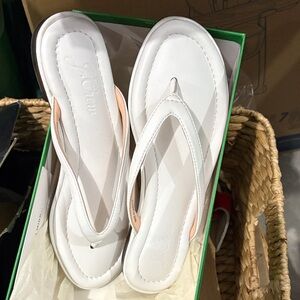 J. Crew Women's White Sandals